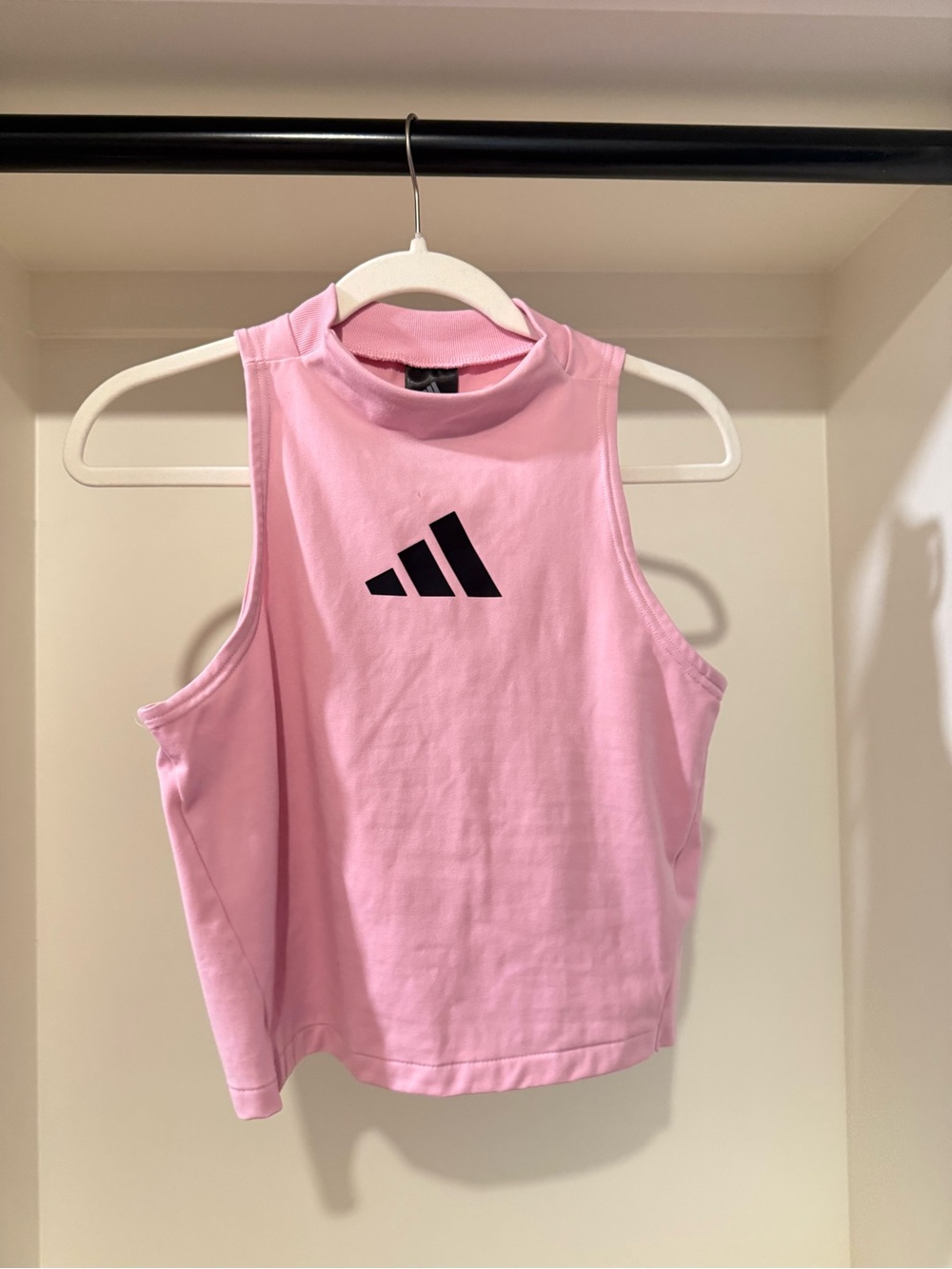 ADIDIAS Pink Tanktop with Black Logo